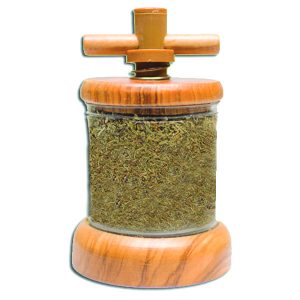 Spice GRINDER HERBS DE PROVENCE - Light Duty - Herbs Only - Olive Wood