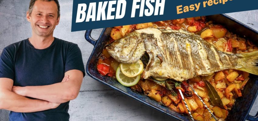 Whole baked sea bream provencale style | one wonders Ep. 6