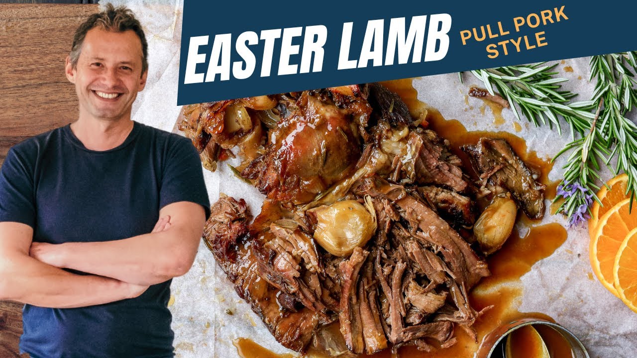 7 hours confit Lamb with maple and orange glaze | Easter special