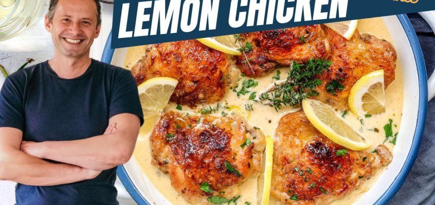 Delicious Provence-Style Garlic Lemon Chicken Recipe