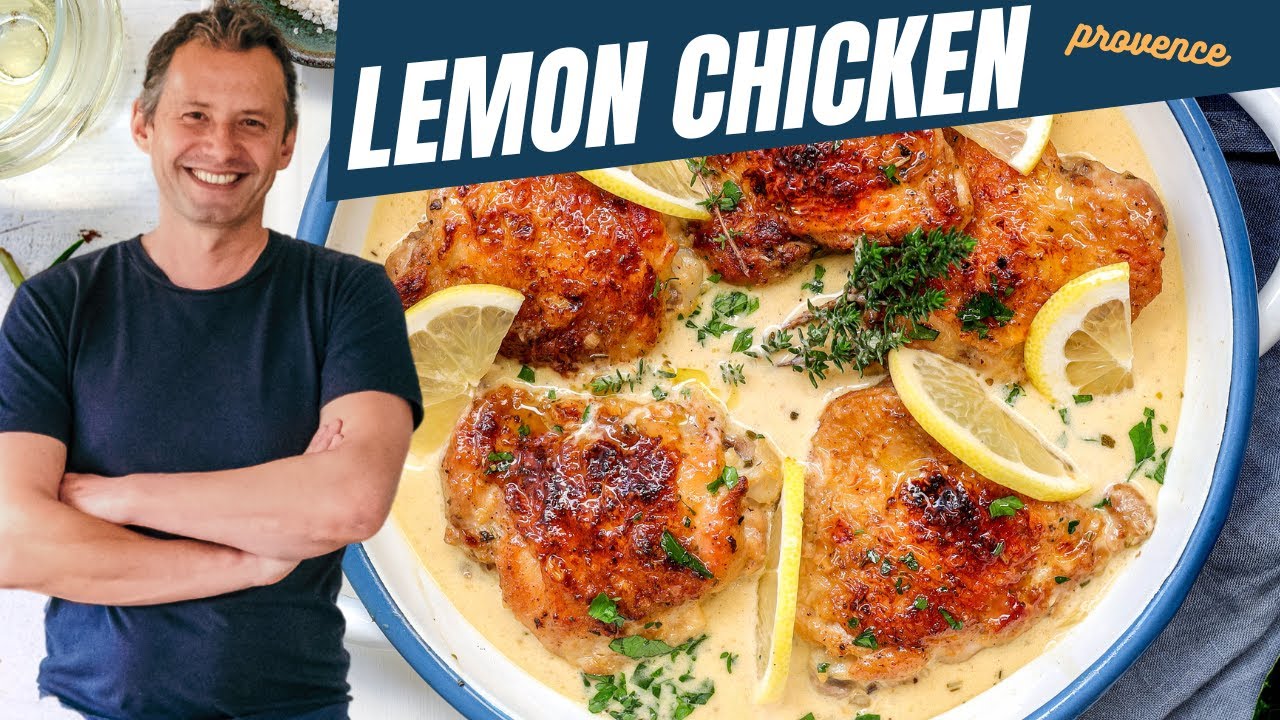 Delicious Provence-Style Garlic Lemon Chicken Recipe