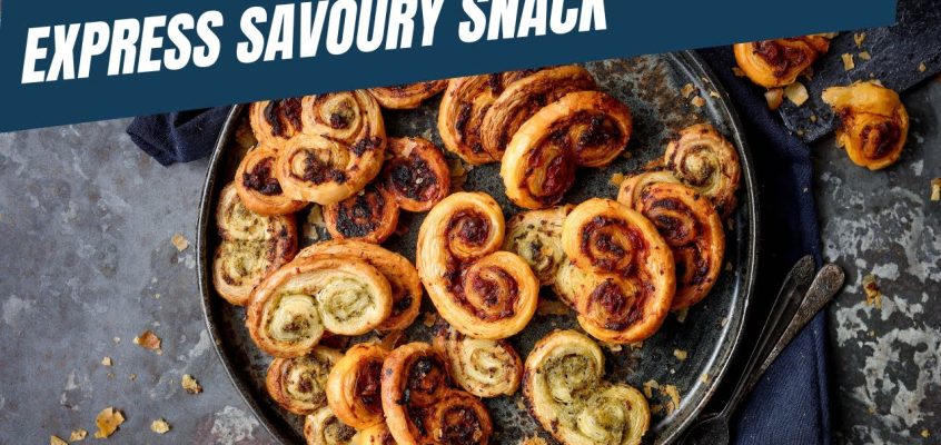 Meet the Savoury Palmiers: 3 ingredients and just 10 minutes to prepare