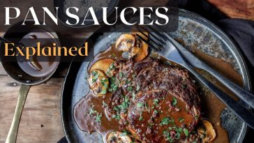 French pan sauces explained plus demonstration on how to make a madeira steak sauce