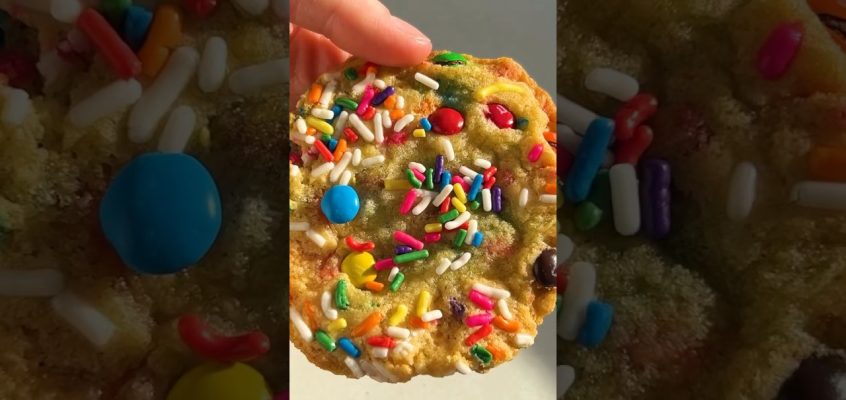 These Rainbow Rave #Cookies from Sohla El-Waylly are everything. #food #recipe #christmas #baking