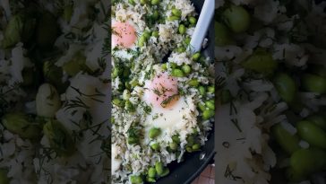 Rice + dill + egg = 💖 #recipe #food #cooking #dinner #how #egg #rice