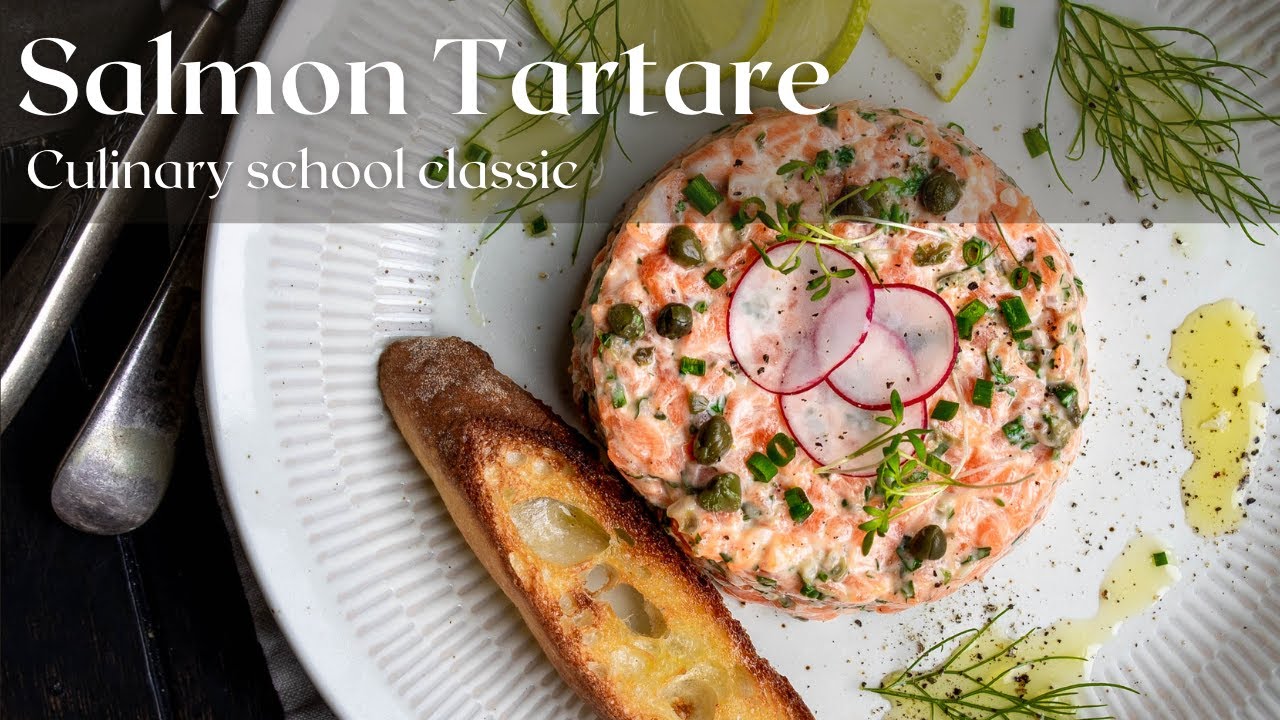 Classic Salmon Tartare (sample recipe from our cookbook)