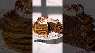 Samantha Seneviratne’s Chocolate Hazelnut Crepe Cake is everything ✨