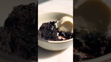 Microwave Chocolate Pudding Cake! Recipe’s in the description. #food #recipe #cooking #how #dessert