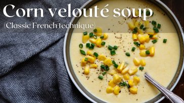 How to make a classic corn velouté soup.