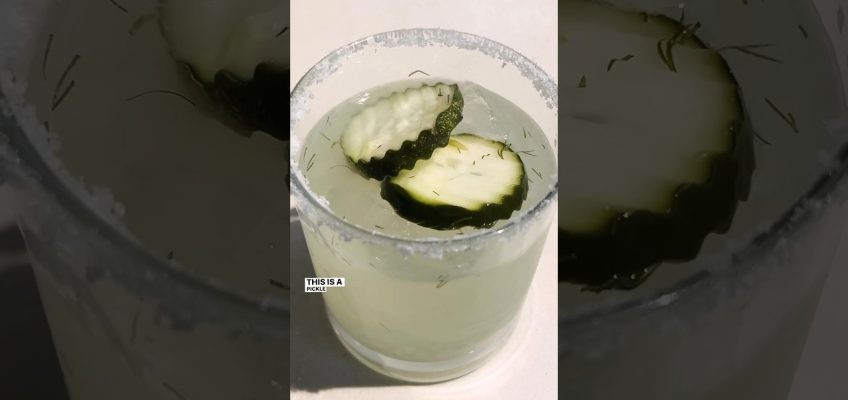 Your margaritas have been missing something: pickles!