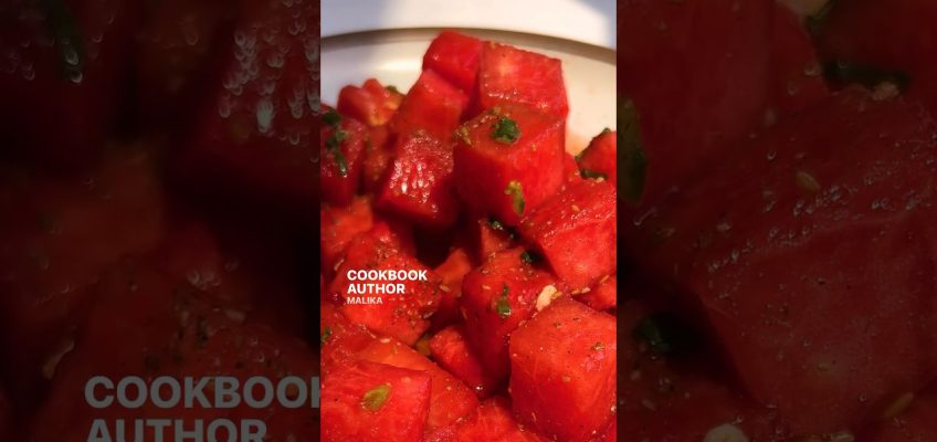 Recipe’s in the description! 🍉