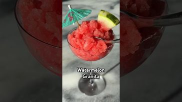 Mark Bittman’s Watermelon Granita recipe is in the description 🍉✨