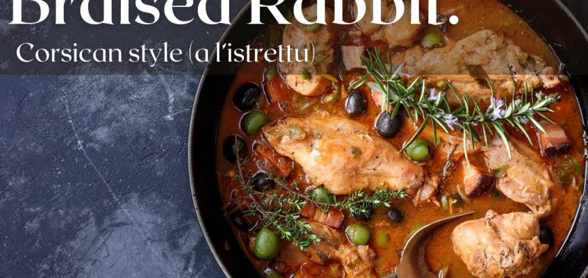 A rabbit dish with beautiful flavors