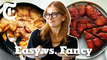 Peach Cobbler 2 Ways | Shortcut vs. Showstopper | Melissa Clark | NYT Cooking