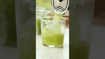 Spicy Cucumber Margarita recipe by Alexa Weibel is in the description!