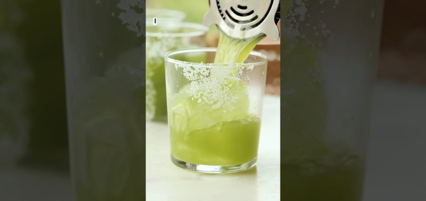 Spicy Cucumber Margarita recipe by Alexa Weibel is in the description!