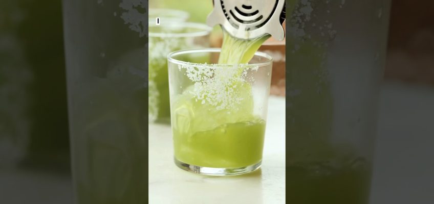 Spicy Cucumber Margarita recipe by Alexa Weibel is in the description!