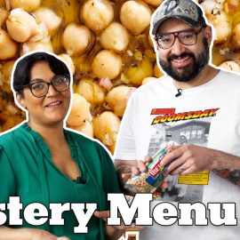 Chickpea Challenge! 2 Chefs Make Dinner and Dessert With Chickpeas | Mystery Menu | NYT Cooking