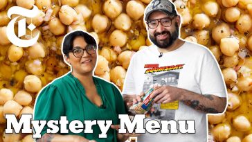 Chickpea Challenge! 2 Chefs Make Dinner and Dessert With Chickpeas | Mystery Menu | NYT Cooking