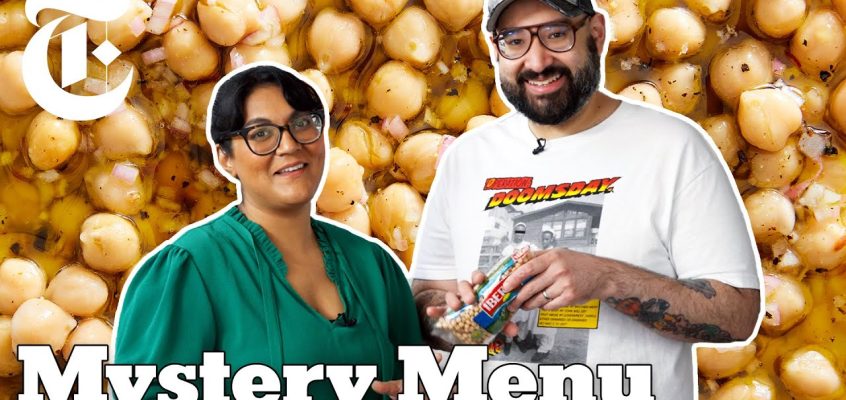 Chickpea Challenge! 2 Chefs Make Dinner and Dessert With Chickpeas | Mystery Menu | NYT Cooking