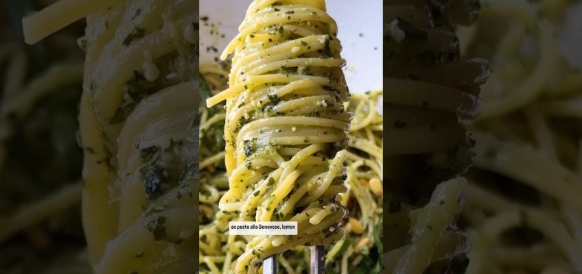 Lemon Pesto Pasta by Anna Francese Gass is on NYT Cooking 🍋✨