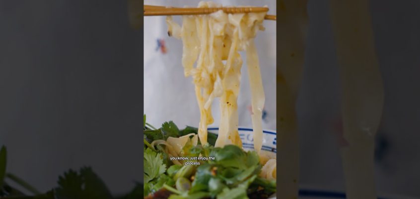 Make easy hand-pulled noodles, at home. New video out now!