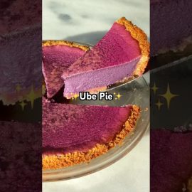 Get the full recipe for Ube Pie in the description (tap the three dots at top right)