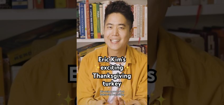 Eric’s on a mission to make a turkey recipe that’s *actually* exciting. New video out now!