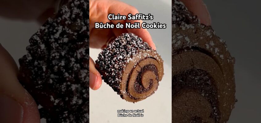 Claire Saffitz’s Bûche de Noël Cookies