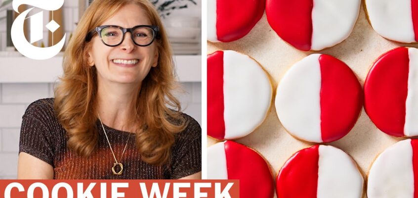 Iced Peppermint Cookies | Melissa Clark | Cookie Week | NYT Cooking