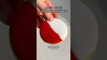 Melissa Clark’s Iced Peppermint Cookies