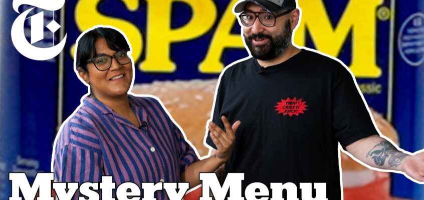 SPAM Thanksgiving! 2 Chefs Make Thanksgiving Dinner With Spam | Mystery Menu | NYT Cooking