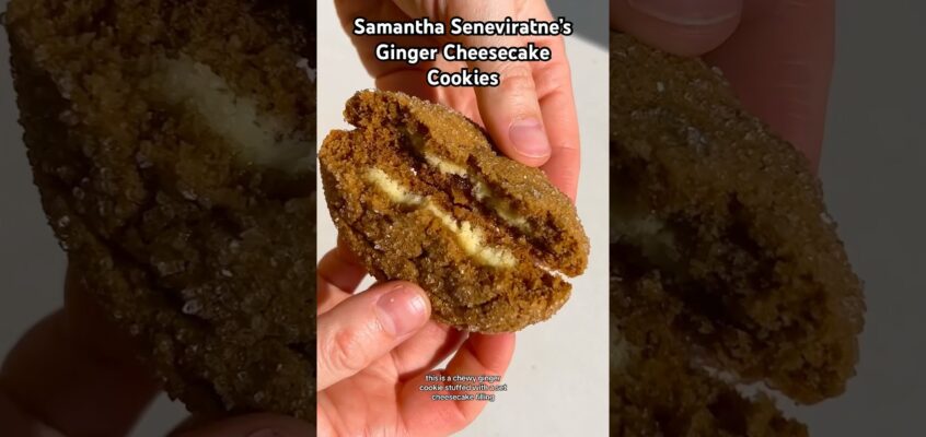 Samantha Seneviratne’s Ginger Cheesecake Cookies