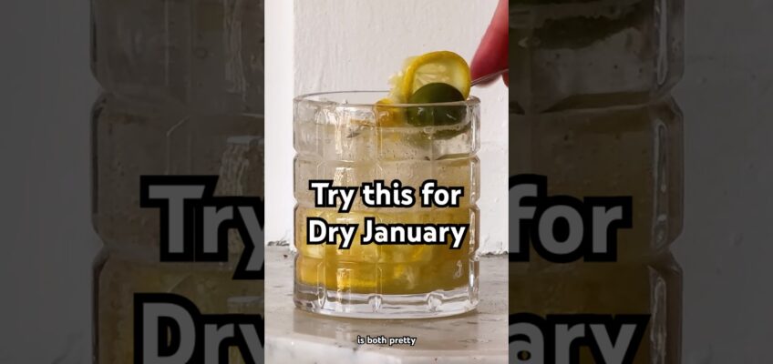 Nonalcoholic Dirty Lemon Tonic — recipe in the description! #shorts #drink