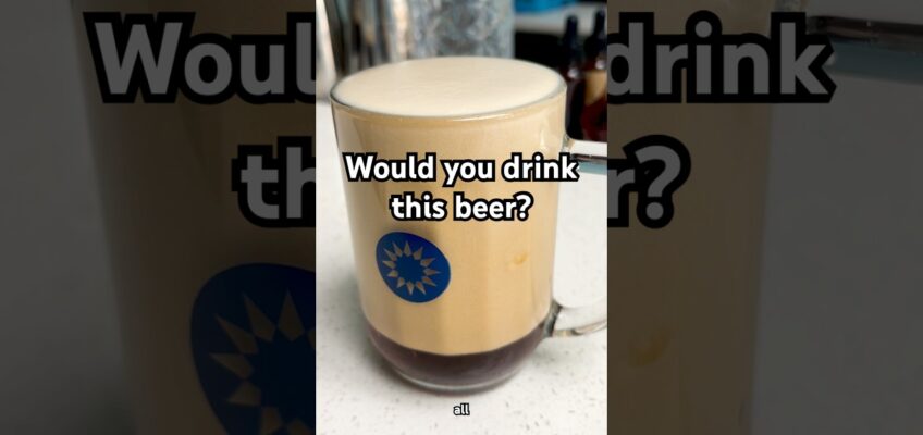 This isn’t a bad pour — it’s a mlíko. Foam-heavy beers are making their way to US breweries #shorts