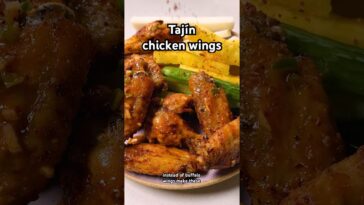Tajín chicken wings. Recipe in the description! #shorts #superbowl #recipe #wings