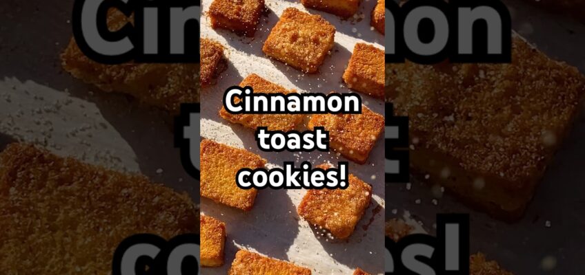 Cinnamon toast cookies! #shorts