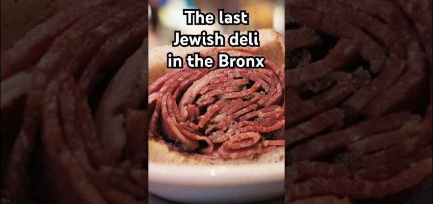 Pastrami on rye at the last Jewish deli in the Bronx — new video out now! #shorts
