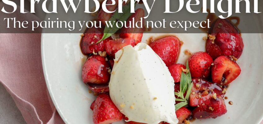 The Ultimate Strawberry Dessert for Your Next Dinner Party!