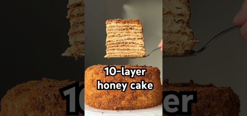 Honey cake, honey frosting, repeat. Get the full 20th Century Cafe recipe in the description.