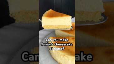 Eric Kim’s Junior’s cheesecake recipe is on NYT Cooking! #recipe #cheesecake #brooklyn