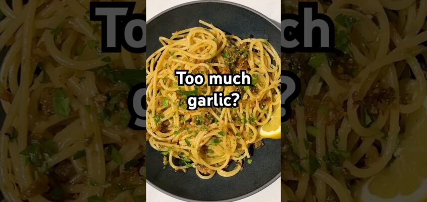 Never too much 🧄 Full recipe in the description! #shorts