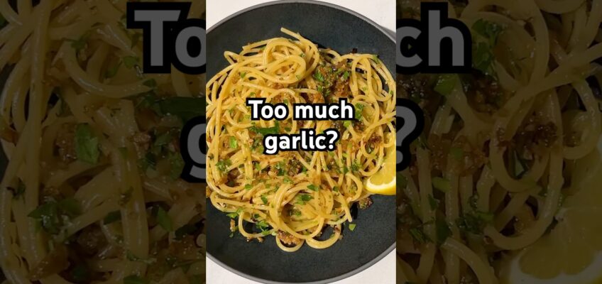 Never too much 🧄 Full recipe in the description! #shorts