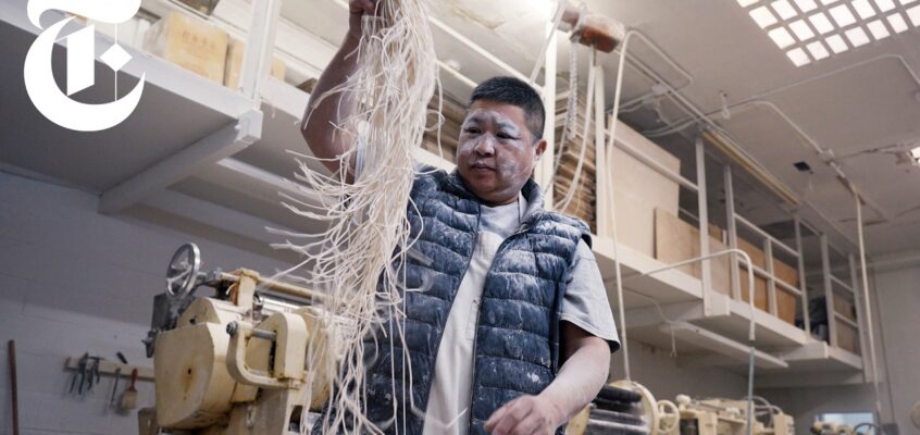 One of NYC’s Last Traditional Noodle Masters | NYT Cooking