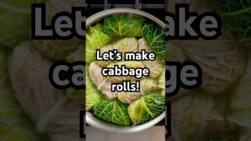 Gingery Cabbage Rolls With Pork and Rice. Full recipe in the description! #recipe #shorts