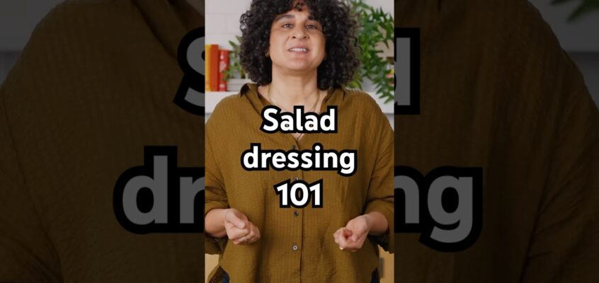 Cooking 101 is back! First up, Samin Nosrat with Salad Dressing 101. #shorts #salad