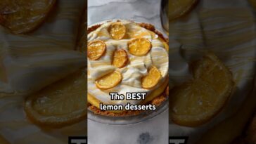 🍋Lemon desserts are the best. The list of recipes is in the description! #shorts #lemon #dessert