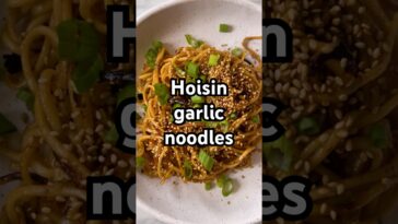 Hoisin Garlic Noodles recipe in the description