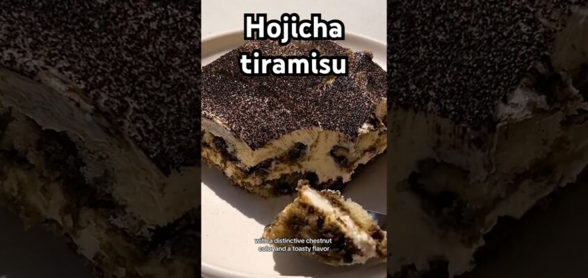 Hojicha tiramisu by Hetty McKinnon is on NYT Cooking #shorts