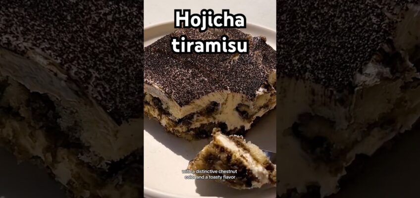 Hojicha tiramisu by Hetty McKinnon is on NYT Cooking #shorts